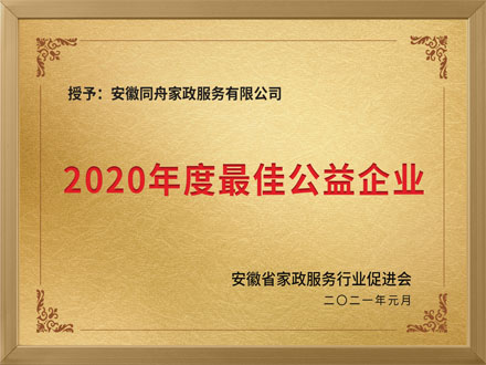 2020年度最佳公益企業